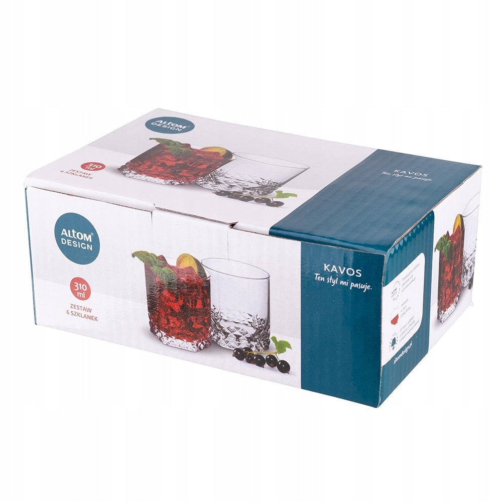 Stiklinės, 330 ml, 6 vnt