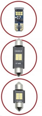 Innenbeleuchtungslampen-Set Opel Insignia A, LED 5500K, kaltweiß 