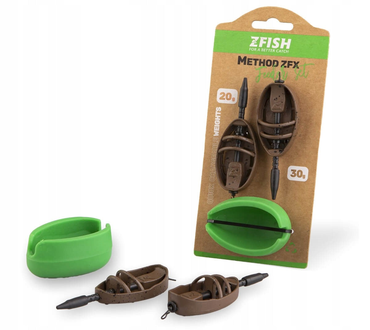 ZFISH Method Baskets/ Method Feeder Set ZFX 20+30G + Mould