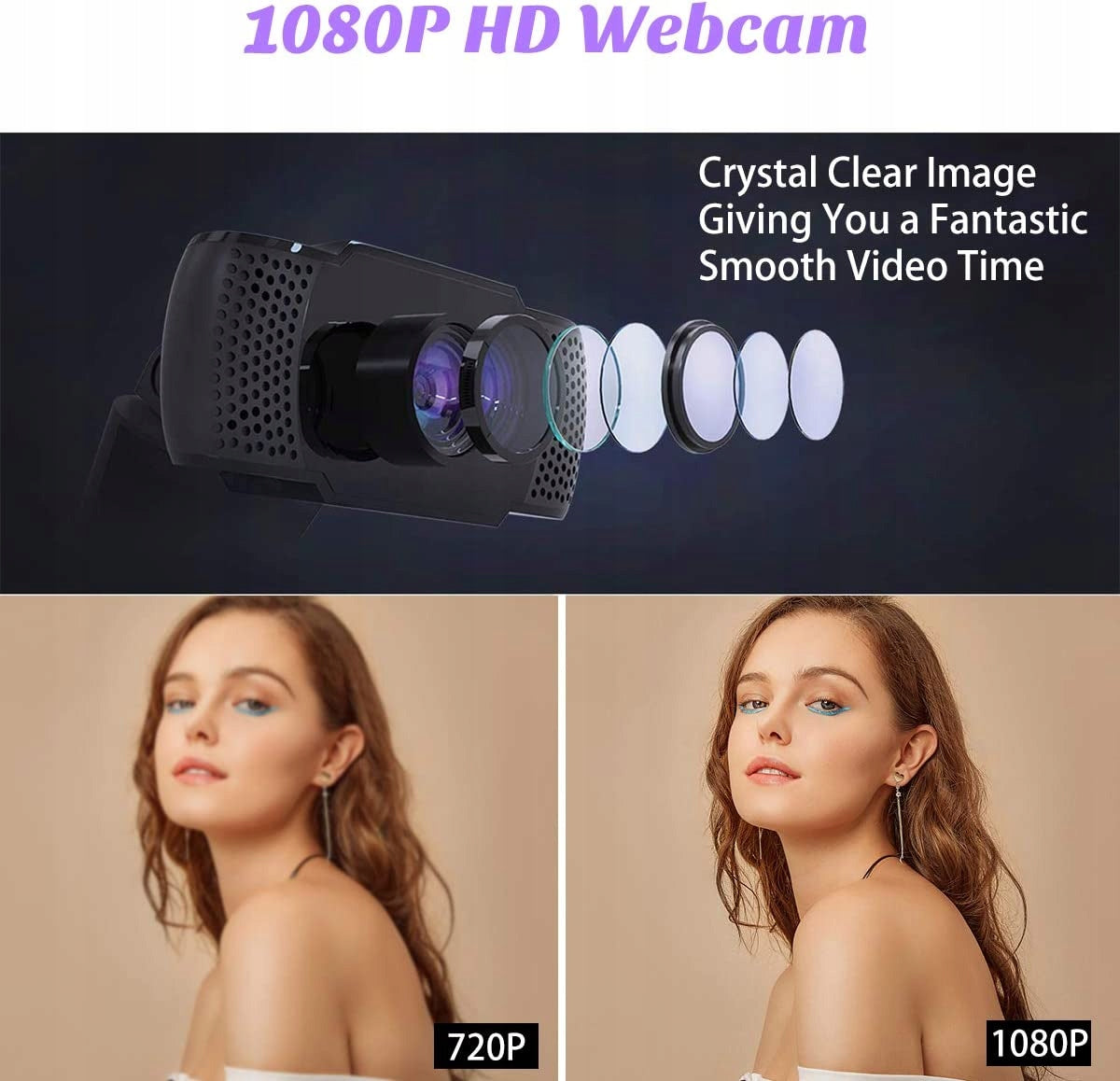 ZHUDAN Webcam with 1080P Microphone Manufacturer code X001B0ODDL