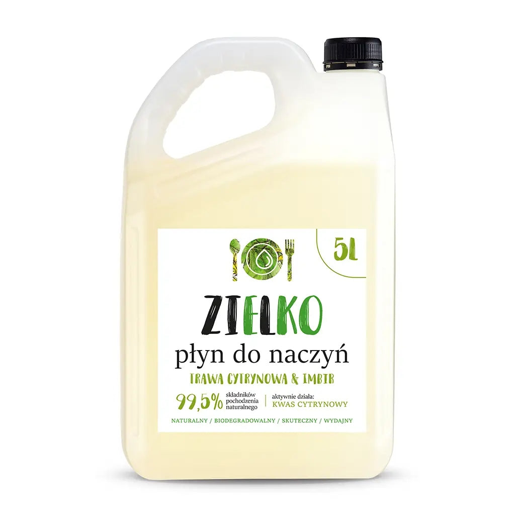 ZIELKO Natural Dishwashing Liquid LEMONGRASS Biodegradable 5L