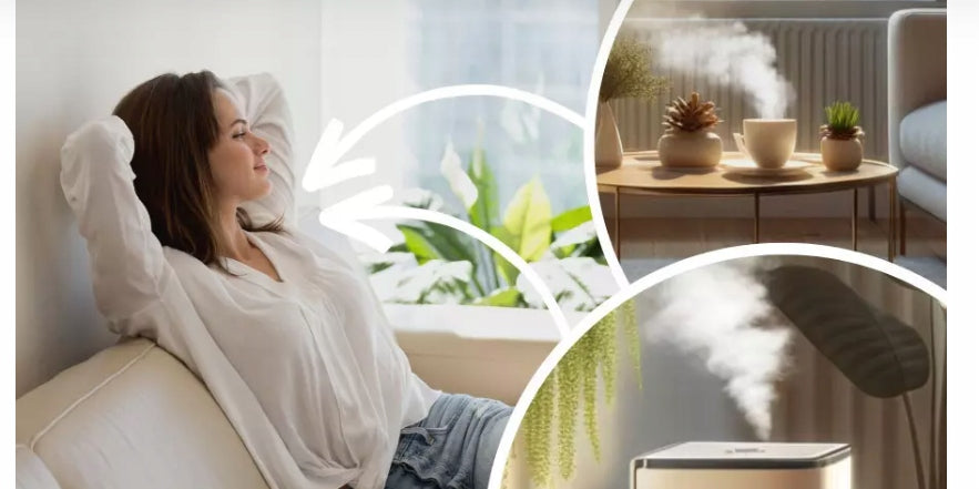 ZIM ar Humidifier + Fragrance Oils Dominant color white