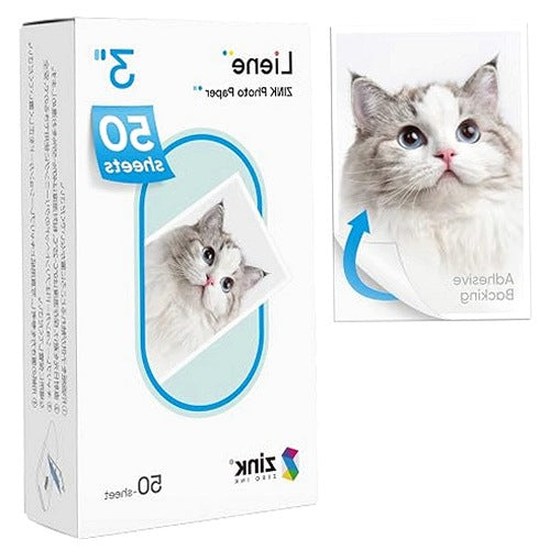 ZINC PHOTO PAPER 5X7 6CM FOR LIENE PRINTER 50 PCS. FOR PARTY