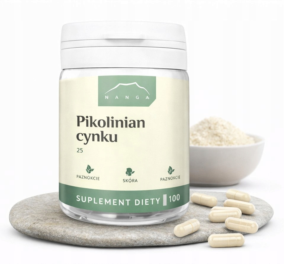 ZINC PICOLINATE 125 MG 100 CAPSULES NANGA ZINC