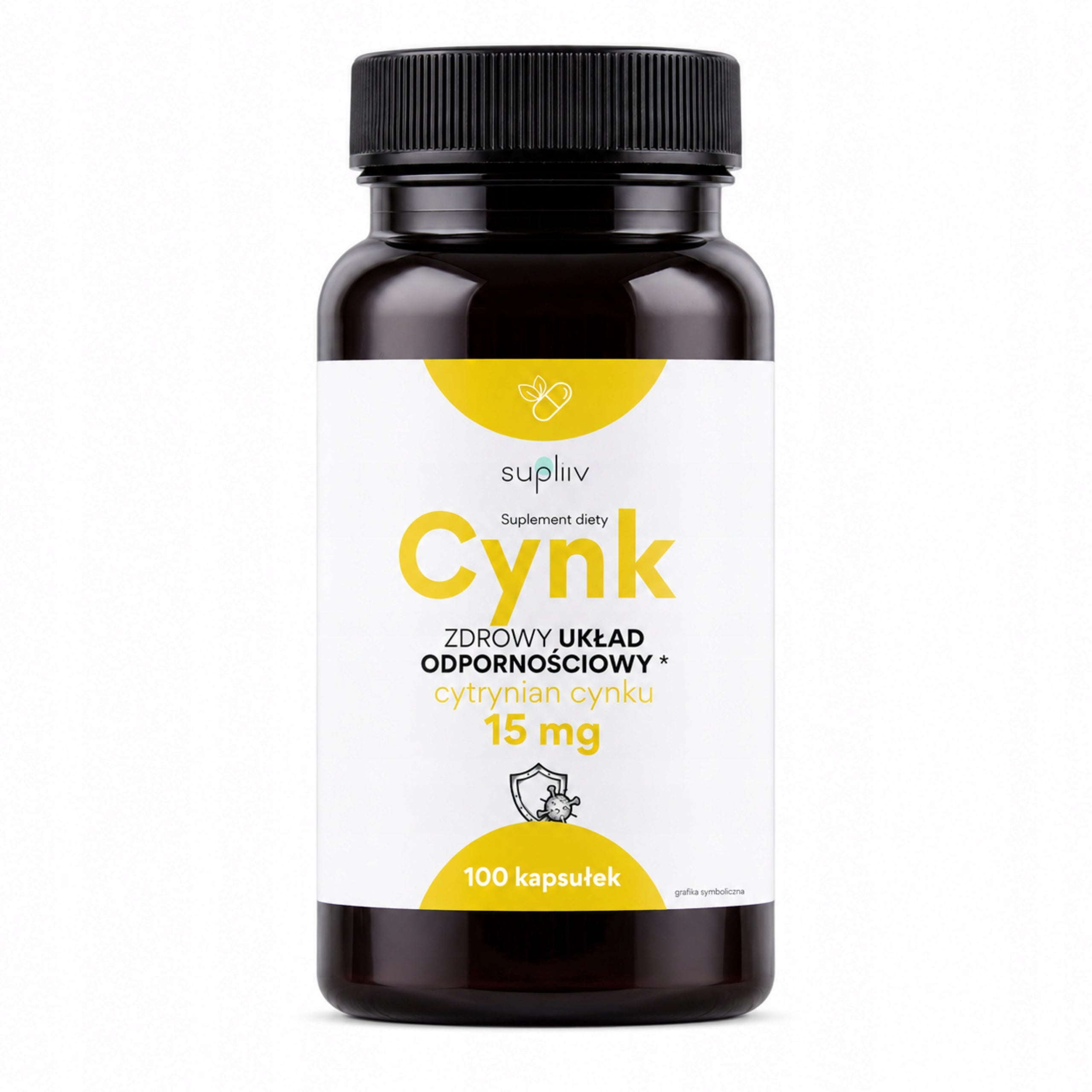 ZINC Zinc Citrate 15mg 100 Capsules Vege HAIR IMMUNITY