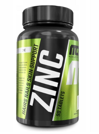 ZINC hair skin nails Muscle Care Zinc 90 tabs Manufacturer code 5902444703613