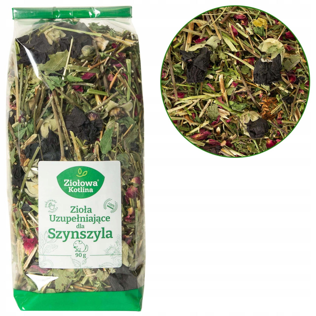ZIOŁOWA KOTLINA Supplementary Herbs For Chinchilla 90g