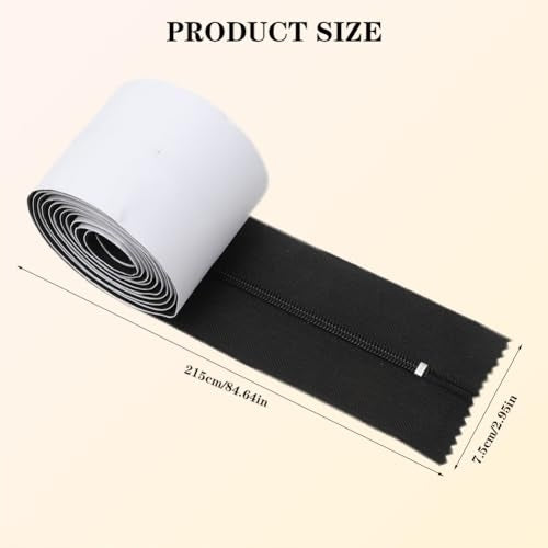 ZIPPER SELF-ADHESIVE WATERPROOF STAINLESS STEEL FOR GREENHOUSE 213 CM Manufacturer code Bez marki