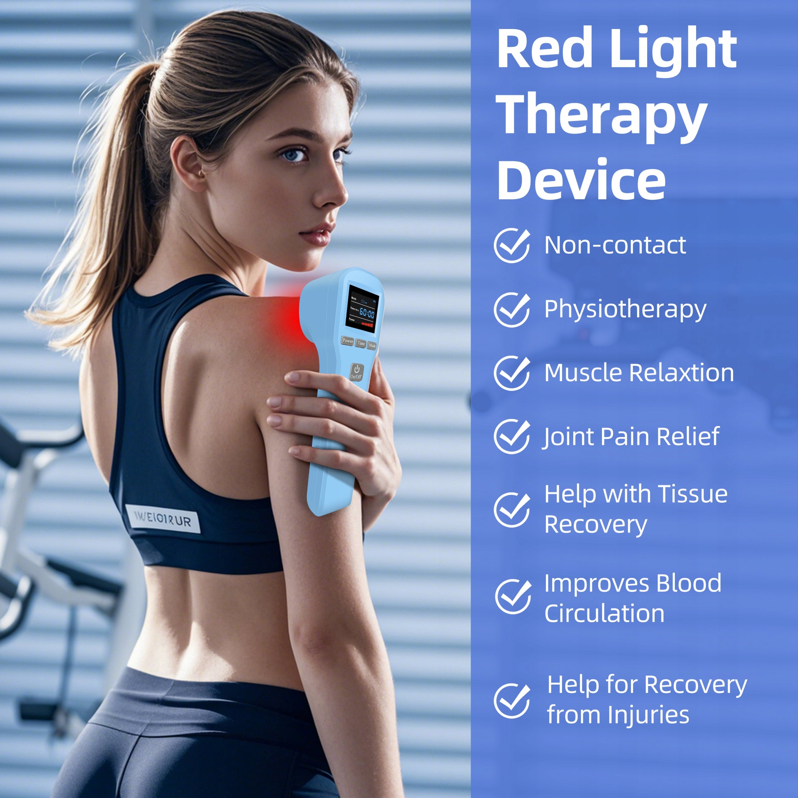 ZJZK LLLT 880mW Cold Laser Therapy Instrument for Pain Relief Arthritis Packaging status original