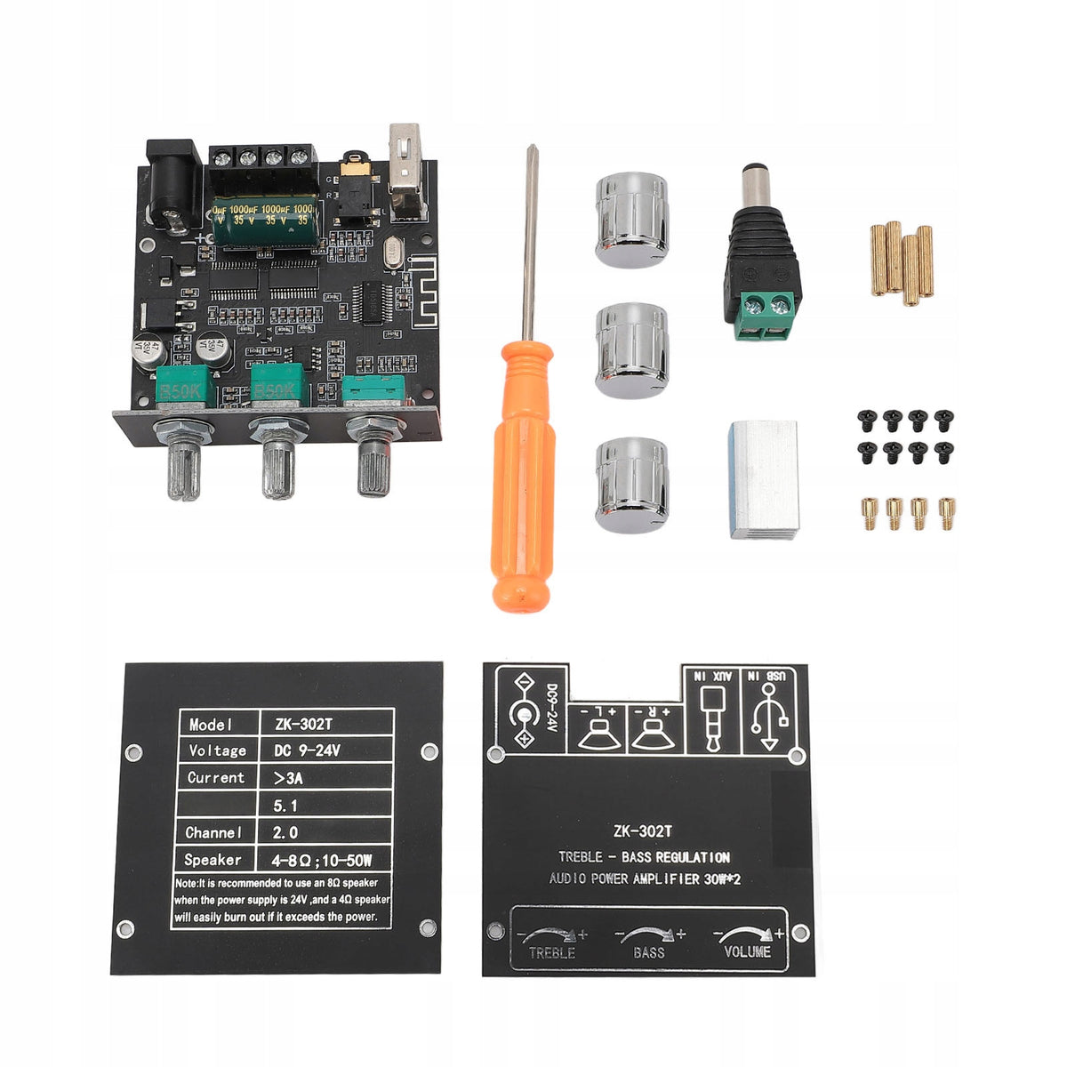 ZK 302T Bluetooth 5.1 TPA311D2 Chip 2.0 YS Digital Amplifier Module Manufacturer code AG250820044586