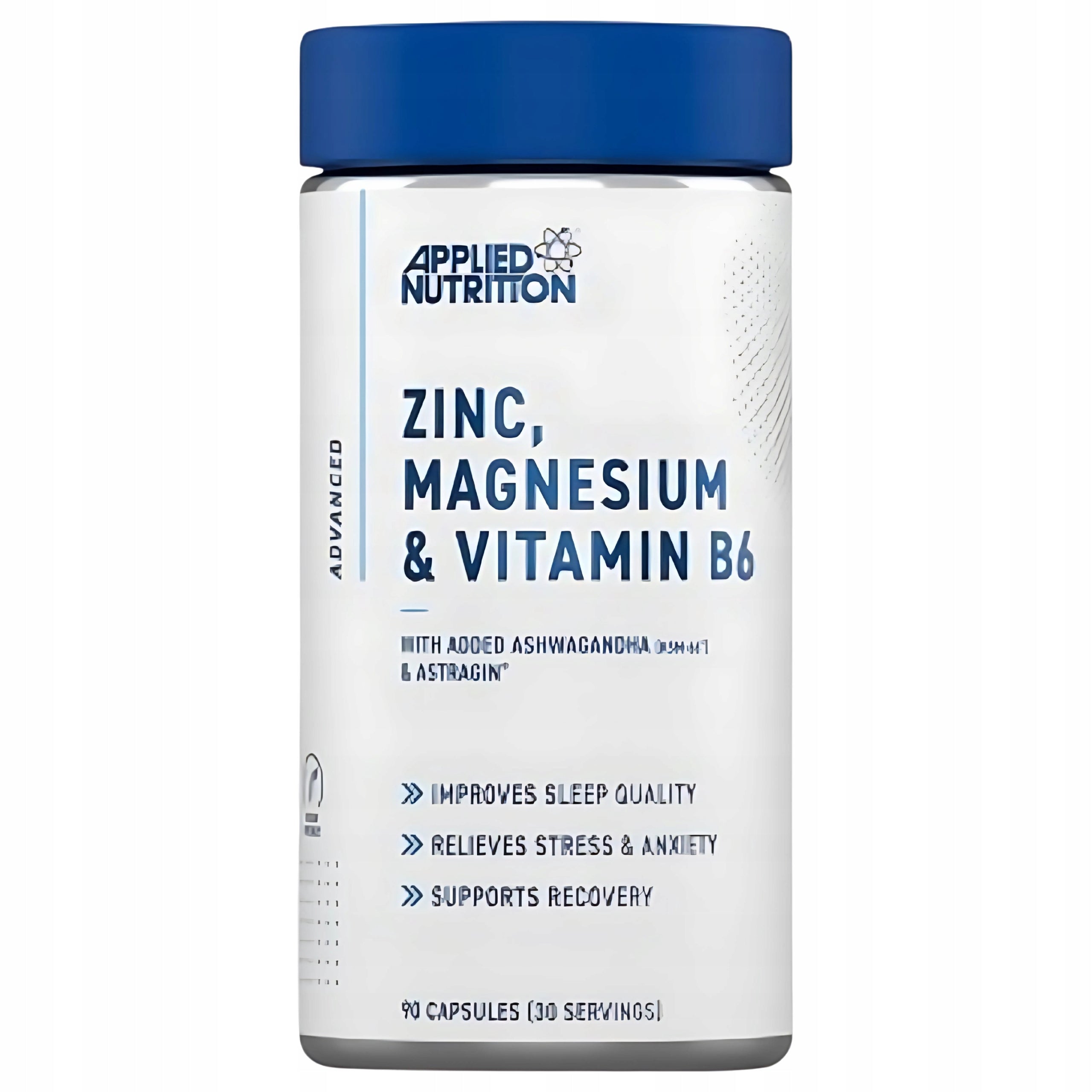 ZMA ADVANCED APPLIED NUTRITION ZINC MAGNESIUM B6 ASHWAGANDHA GOOD SLEEP 90 KAPS Brand Applied Nutrition