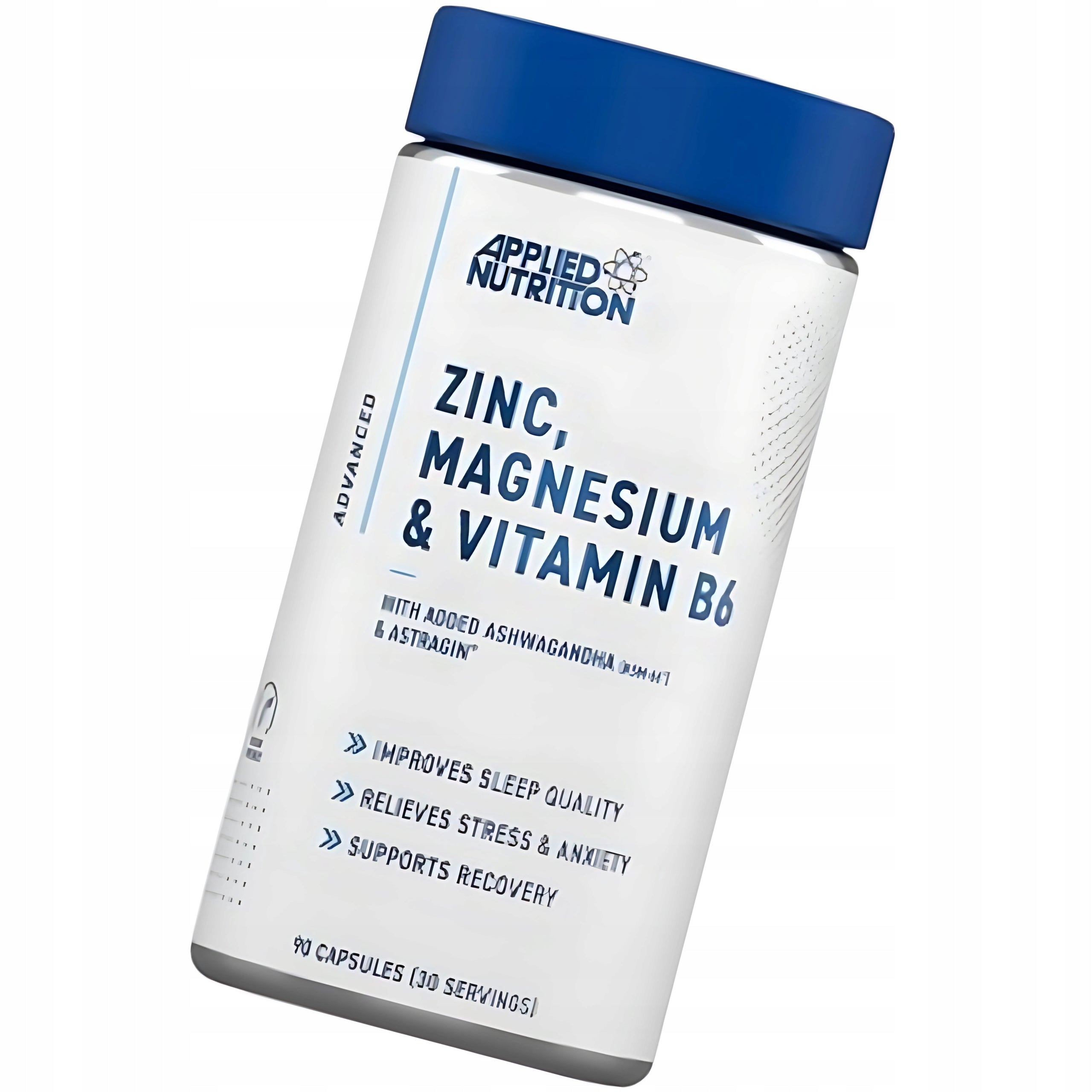ZMA ADVANCED APPLIED NUTRITION ZINC MAGNESIUM B6 ASHWAGANDHA GOOD SLEEP 90 KAPS