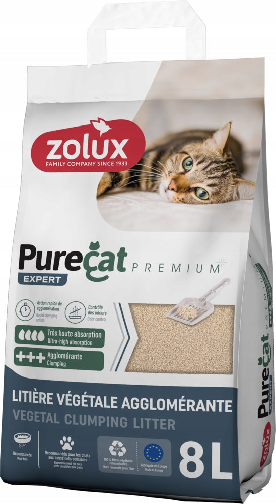ZOLUX CAT LITTER PURECAT PREMIUM 8L Manufacturer code 476326