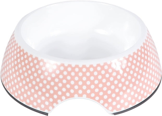 ZOLUX DOTIE cat bowl 230 ml pink - non-slip melamine