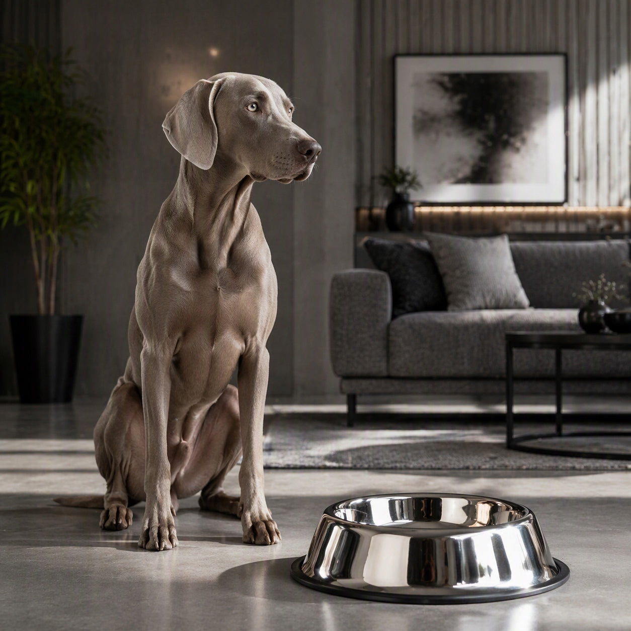 ZOLUX Dog bowl inox non-slip 2,7 l 32,5 cm steel Manufacturer code 7823