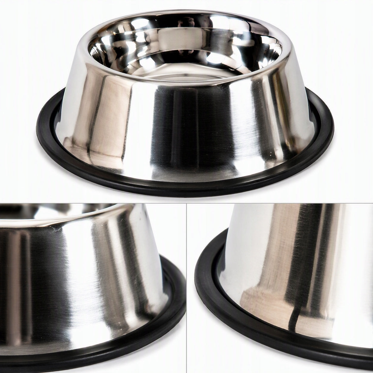 ZOLUX Dog bowl inox non-slip 2,7 l 32,5 cm steel Packaging status original
