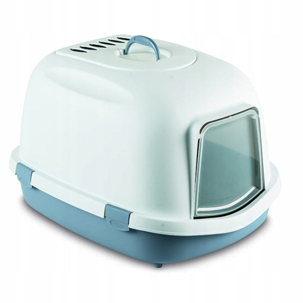 ZOLUX JUMBO Toilet with Filter - Large Cat Litter Box - Blue Manufacturer code 96921