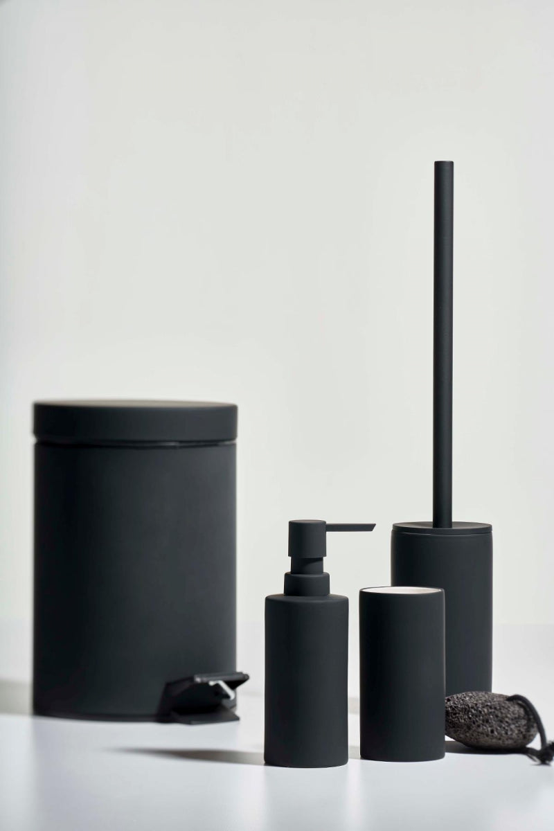 Seifenspender Solo, schwarz, 17 x 6 cm, 0,3 l 