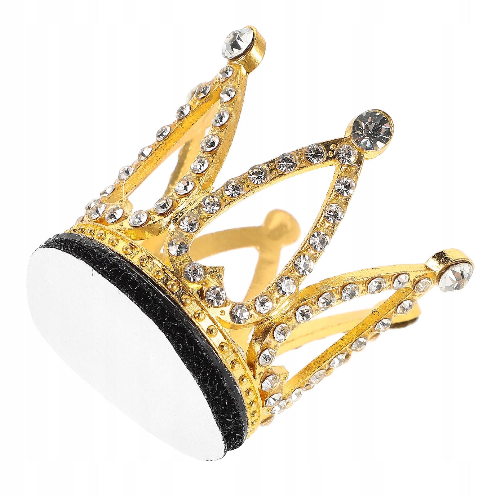 ZŁOTA MINI KORONA DO MOTOCYKLA OZDOBA KASKU DAMSKA Color gold