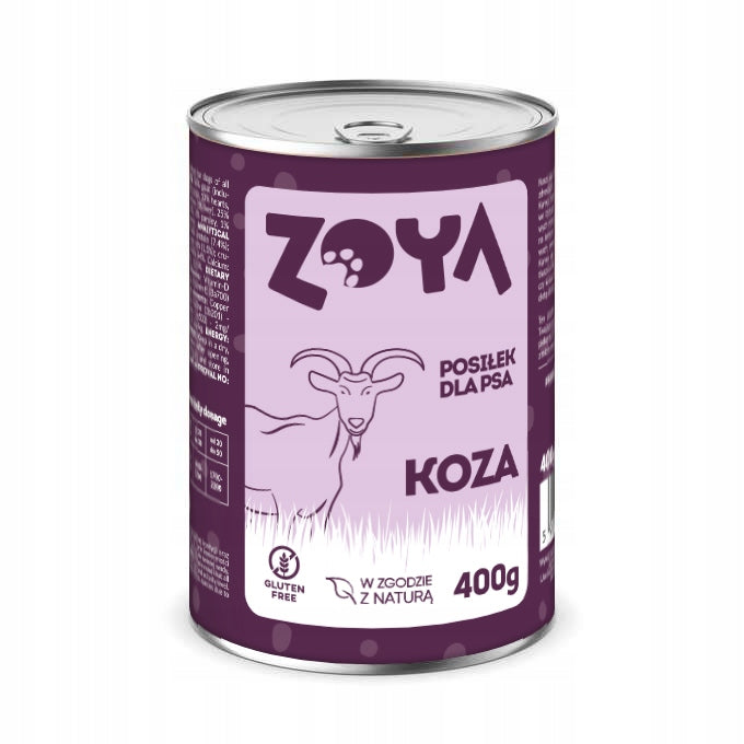 ZOYA CANNED WET DOG FOOD GOAT CAN 400G PREMIUM