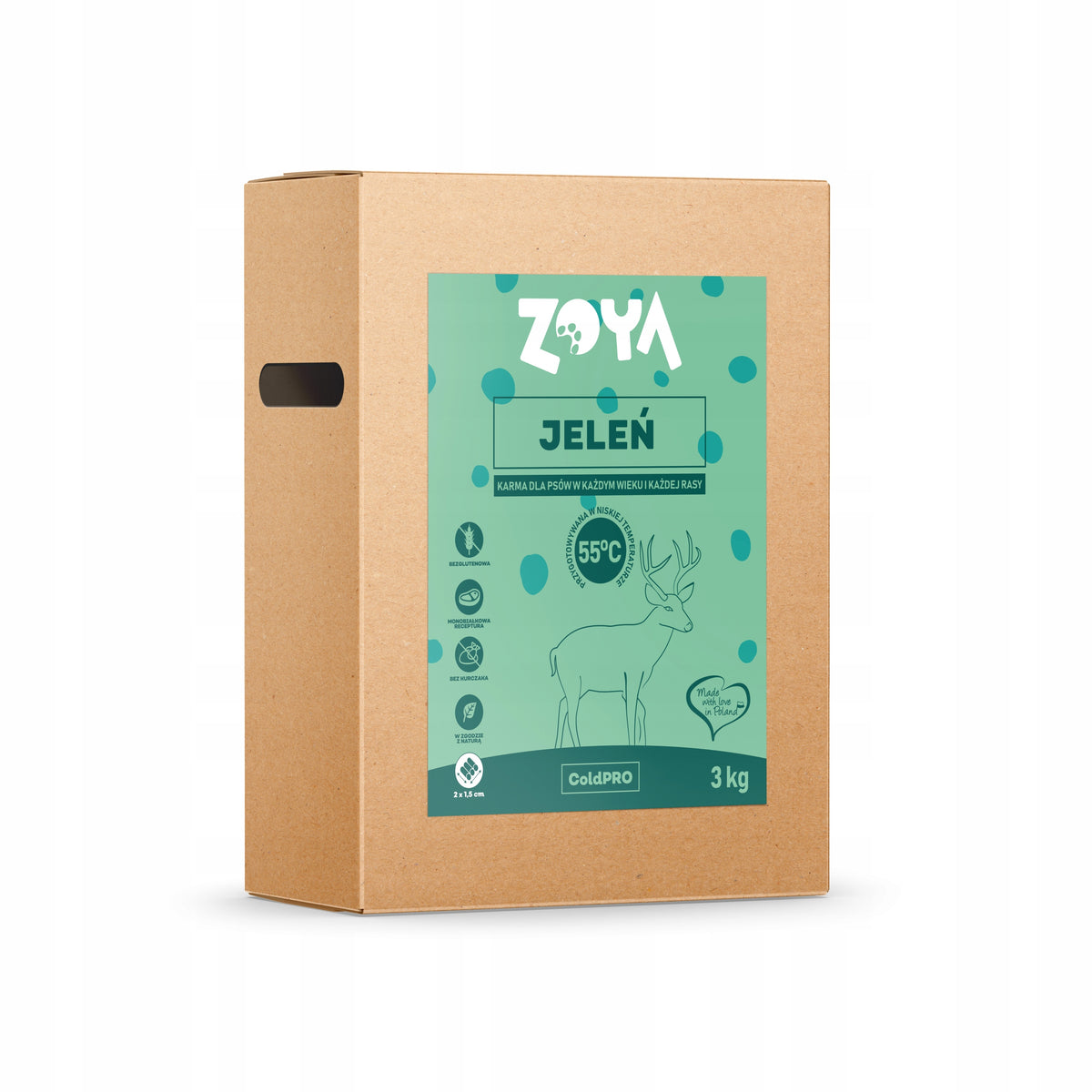 ZOYA ColdPRO DRY DOG FOOD MONOPROTEIN DEER - 3 KG