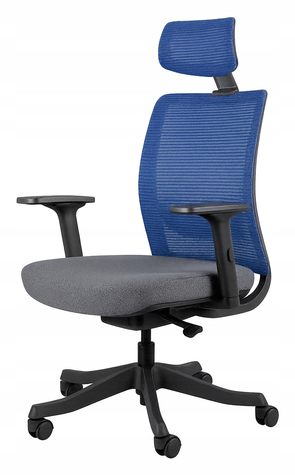 ZUREYA Swivel Chair 3 Grey Office Mesh Ergonomic Fabric 130kg