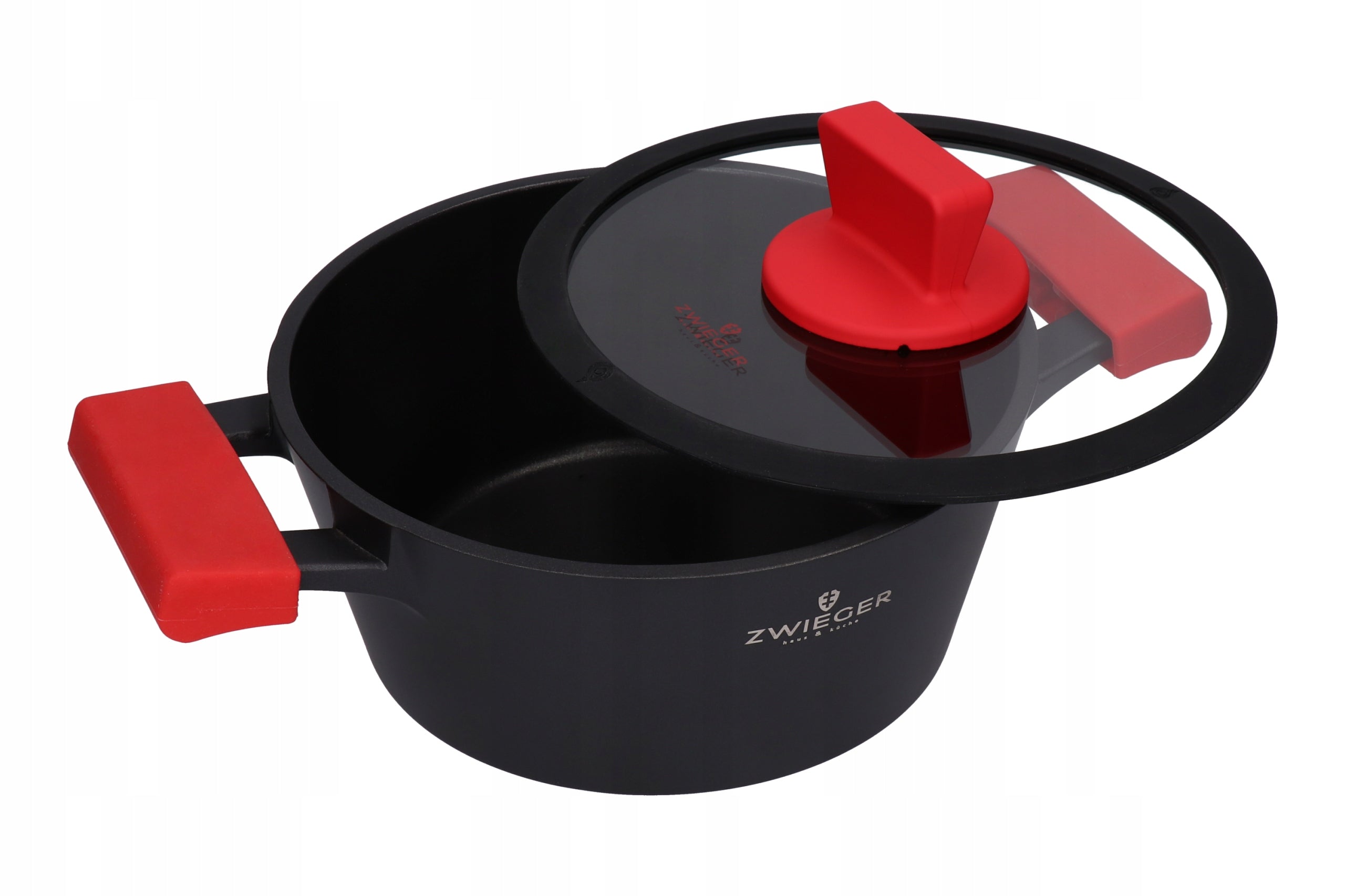 Zwieger Obsidian indukcinis puodas su dangčiu 20cm