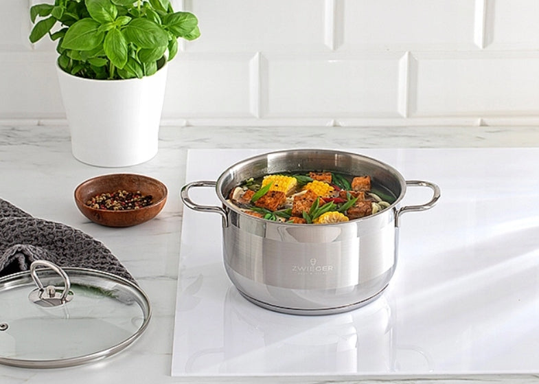 ZWIEGER ROCCA Set of pots with lids 10 el / stainless steel AISI Brand Zwieger