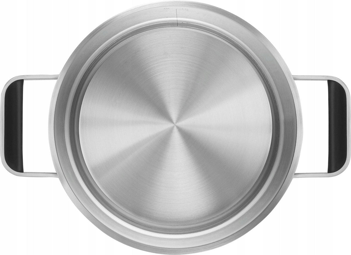 ZWILLING PURE Set of 5 Stay-Cool pots Additional information dishwasher safe suitable for ceramic cooker suitable for electric cooker suitable for gas cooker suitable for induction cooker oven safe heat-resistant handles cover included