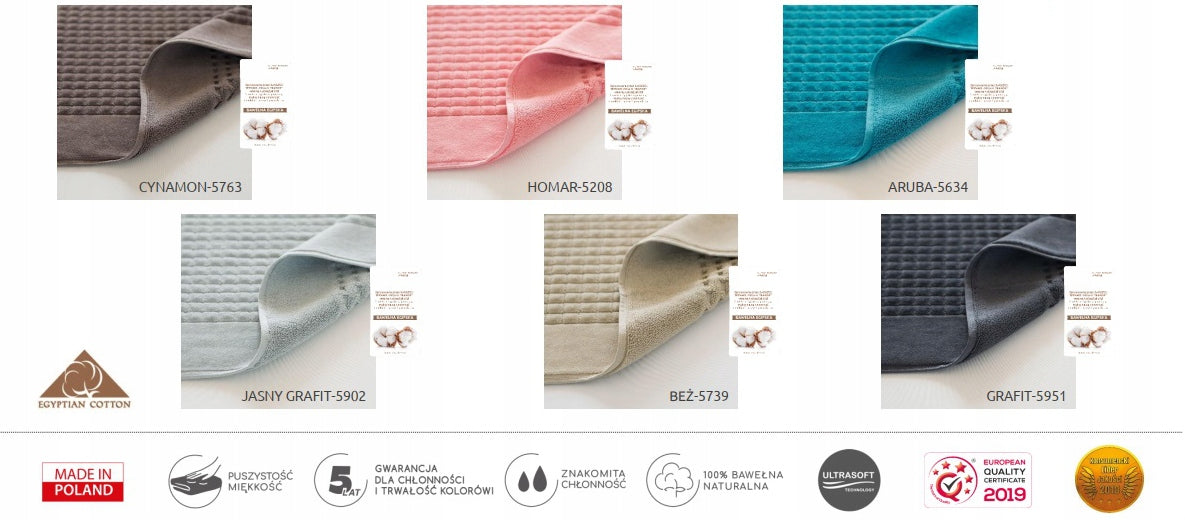 ZWOLTEX Bath rug PAULO EGYPTIAN cotton Material cotton
