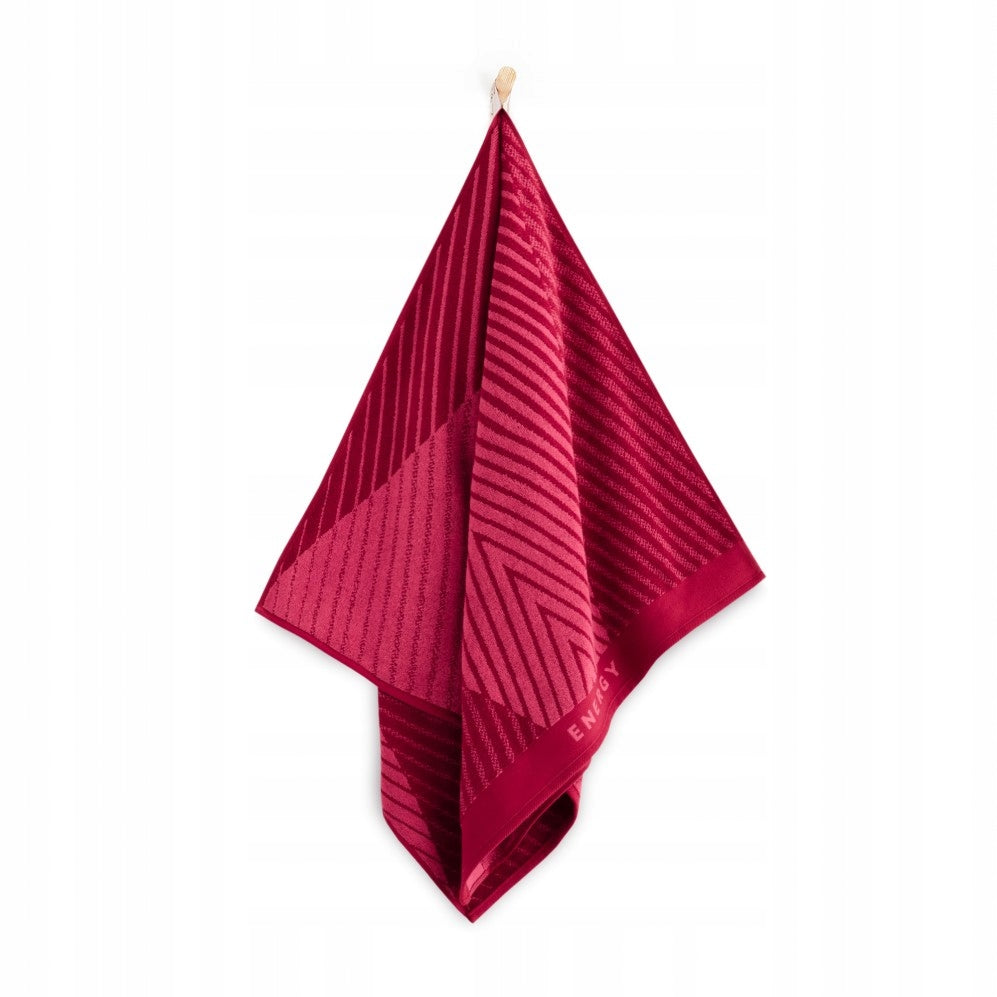 ZWOLTEX ENERGY AB multicolor sports gym towel 430g 50x90cm Color red