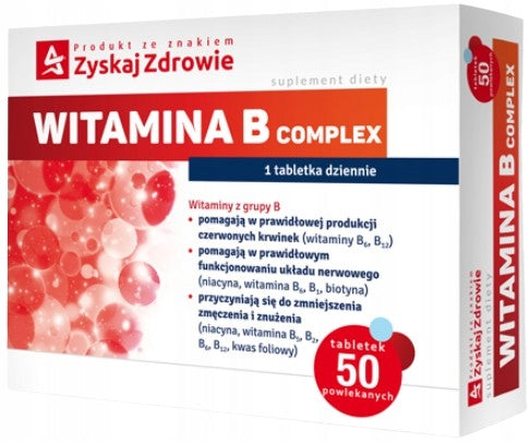 ZYSKAJ ZDROWIE Vitamin B Complex complex of B vitamins 50 tablets