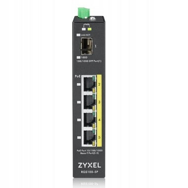 ZYXEL RGS100-5P Unmanaged PoE SFP Switch Manufacturer Zyxel