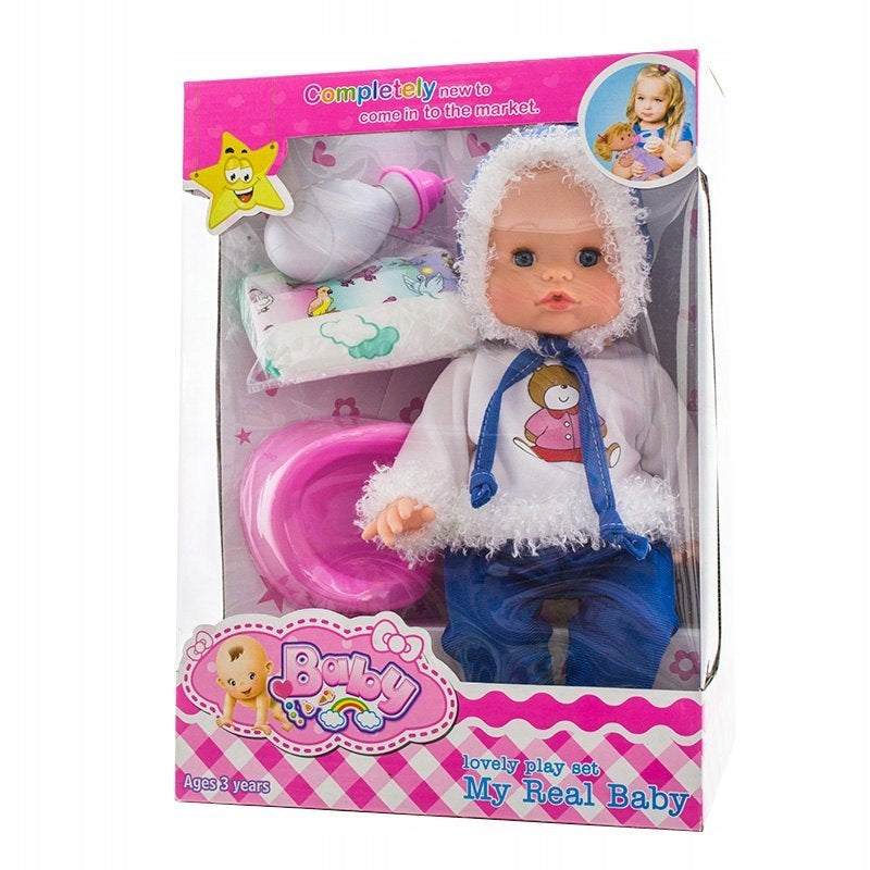 Žaislinis kūdikis Baby, rožinis