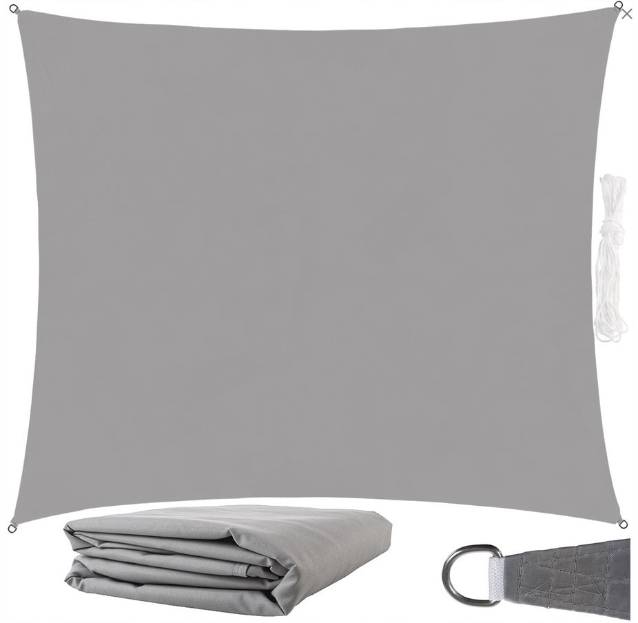 4x3m Sonnensegel - grau 