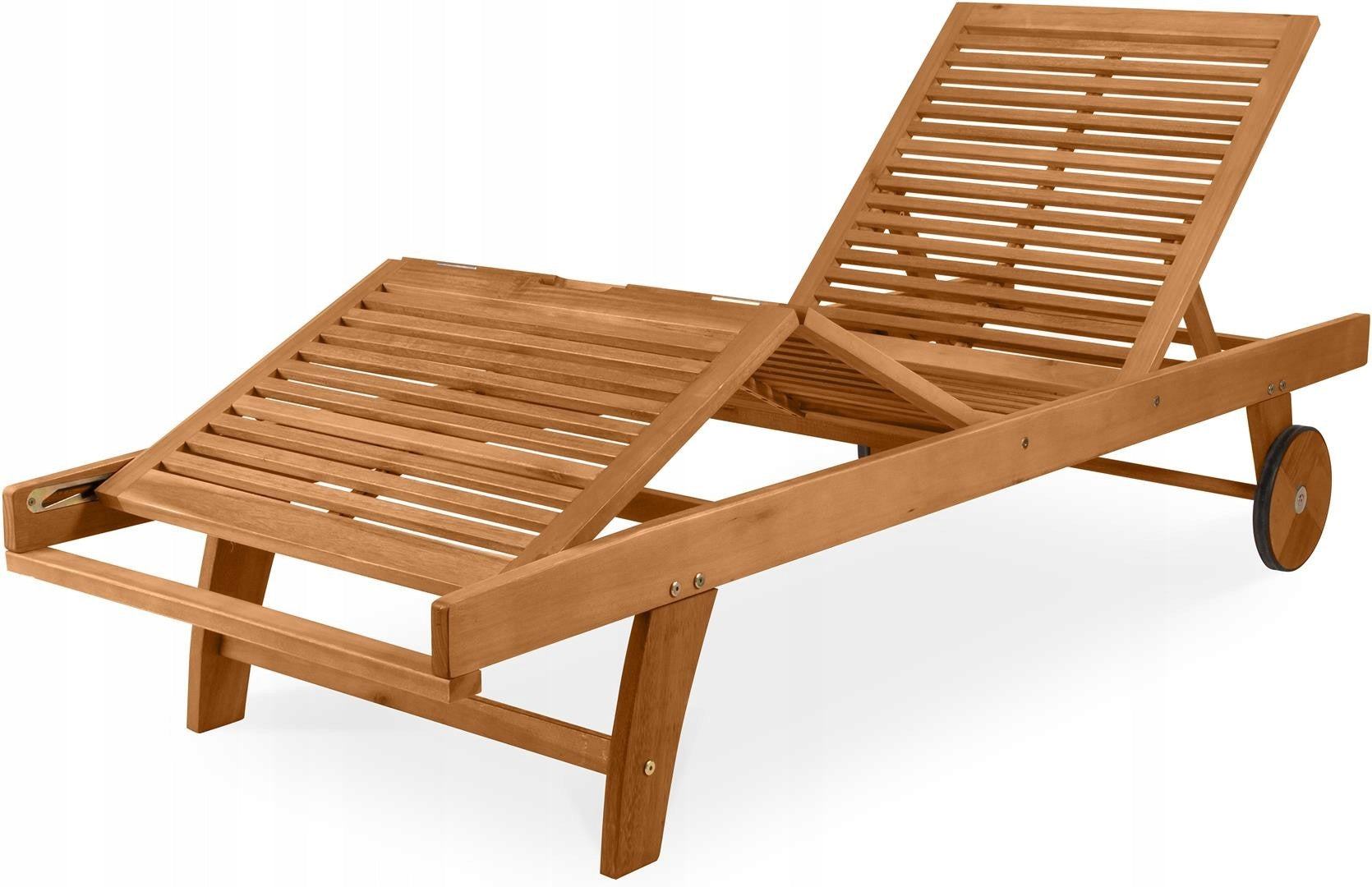 Zahradní lehátko Fieldmann FDZN 4007-T dřevo akácie Kind sunbed