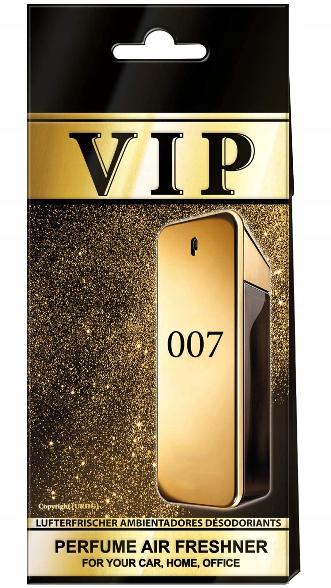 Auto-Lufterfrischer VIP 007, basierend auf „1 Million“ Duftmotiven 