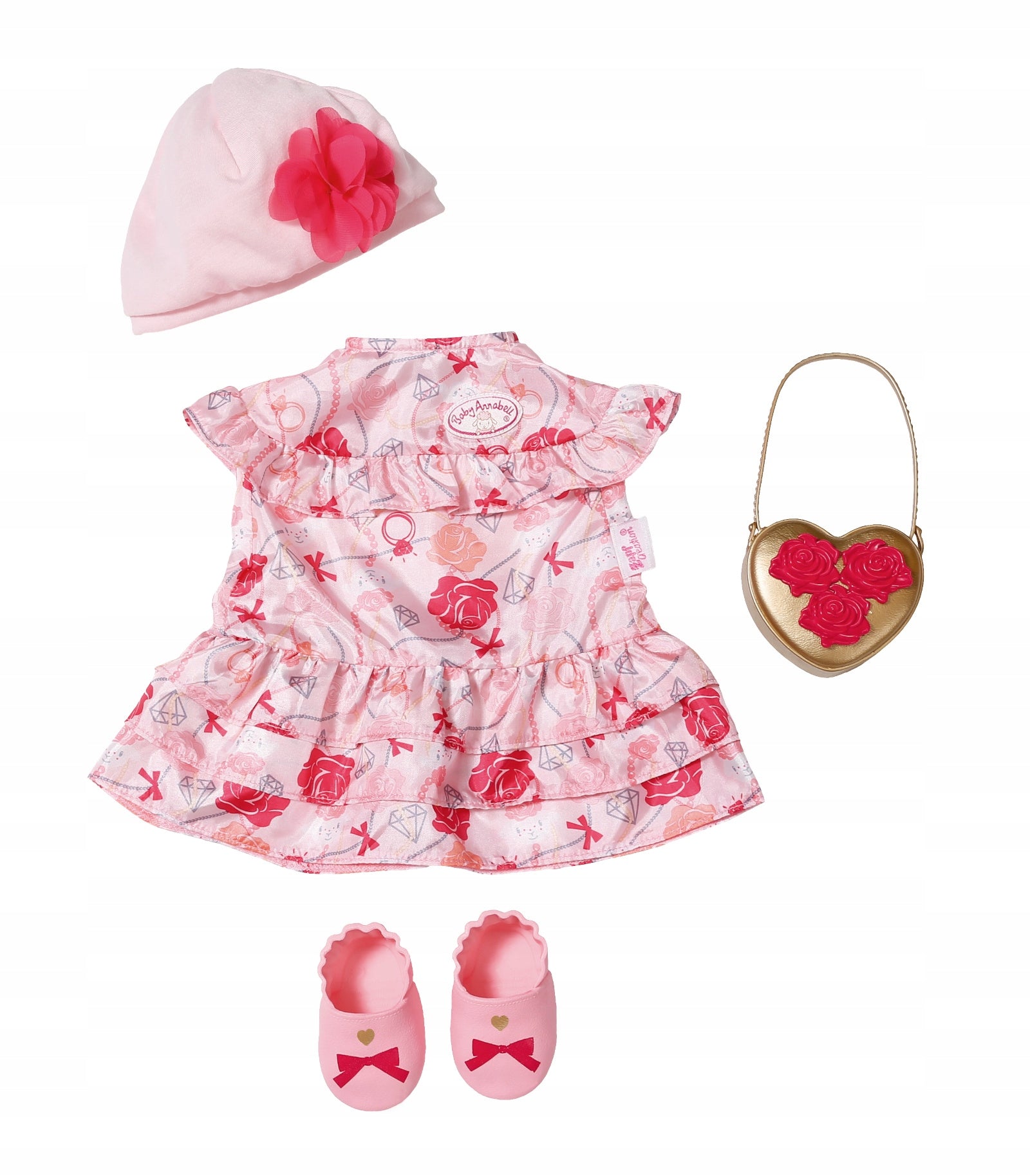 Lėlės drabužėliai Baby Annabell Gėlės, 43cm