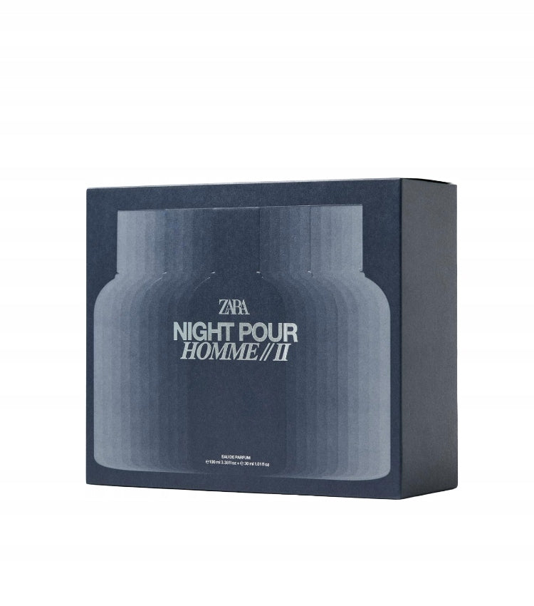 Zara NIGHT POUR HOMME II EDP 100 ML + 30 ML Packaging status original