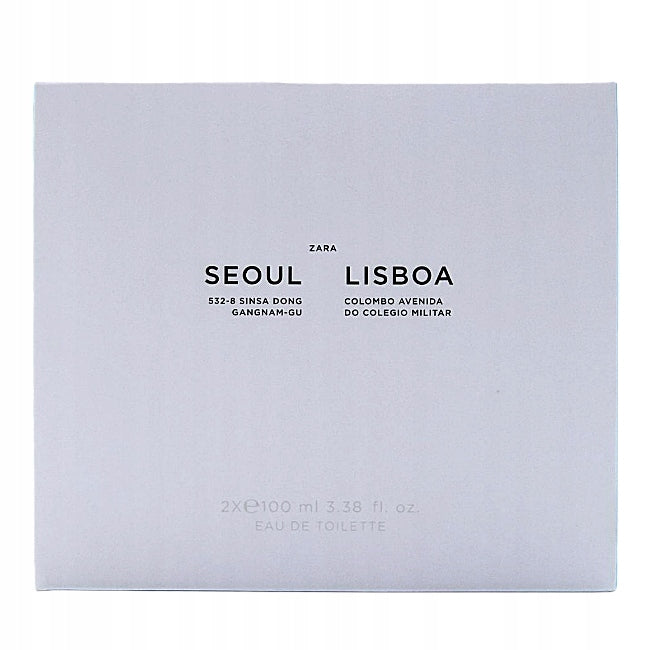 Zara Seoul + Lisboa EDT 2 x 100 ml men's Eau de toilette EAN (GTIN) 5907823317993