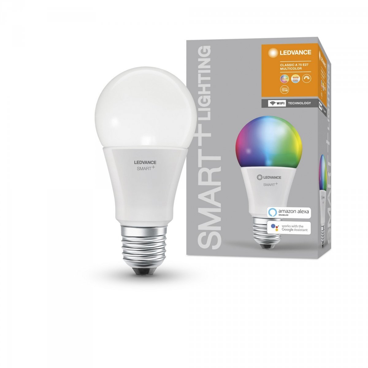 LED-Glühbirne LEDVANCE 9,5W RGBW A75 E27 