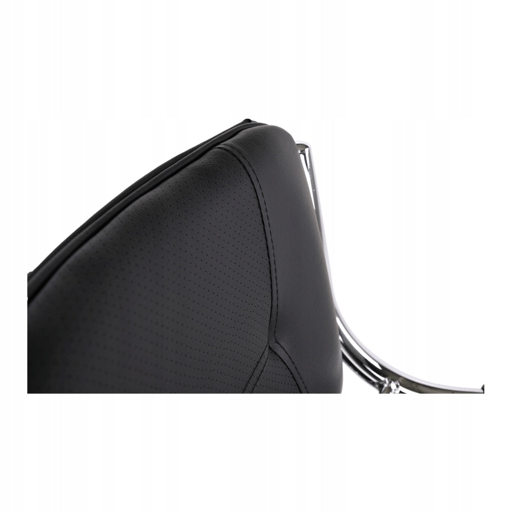 Zasedací židle, černá ekokůže, ZEKI Upholstery color black