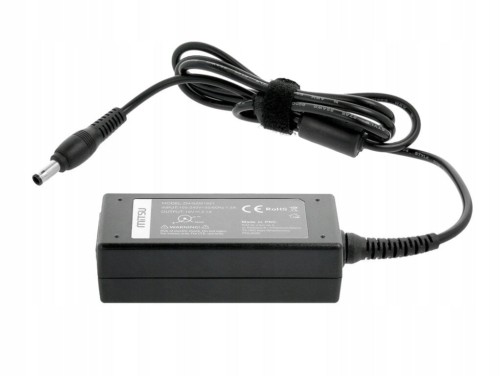 Laptop-Ladegerät Mitsu 19 V 2,1 A (5,5 x 3,0 Pin) – Samsung 