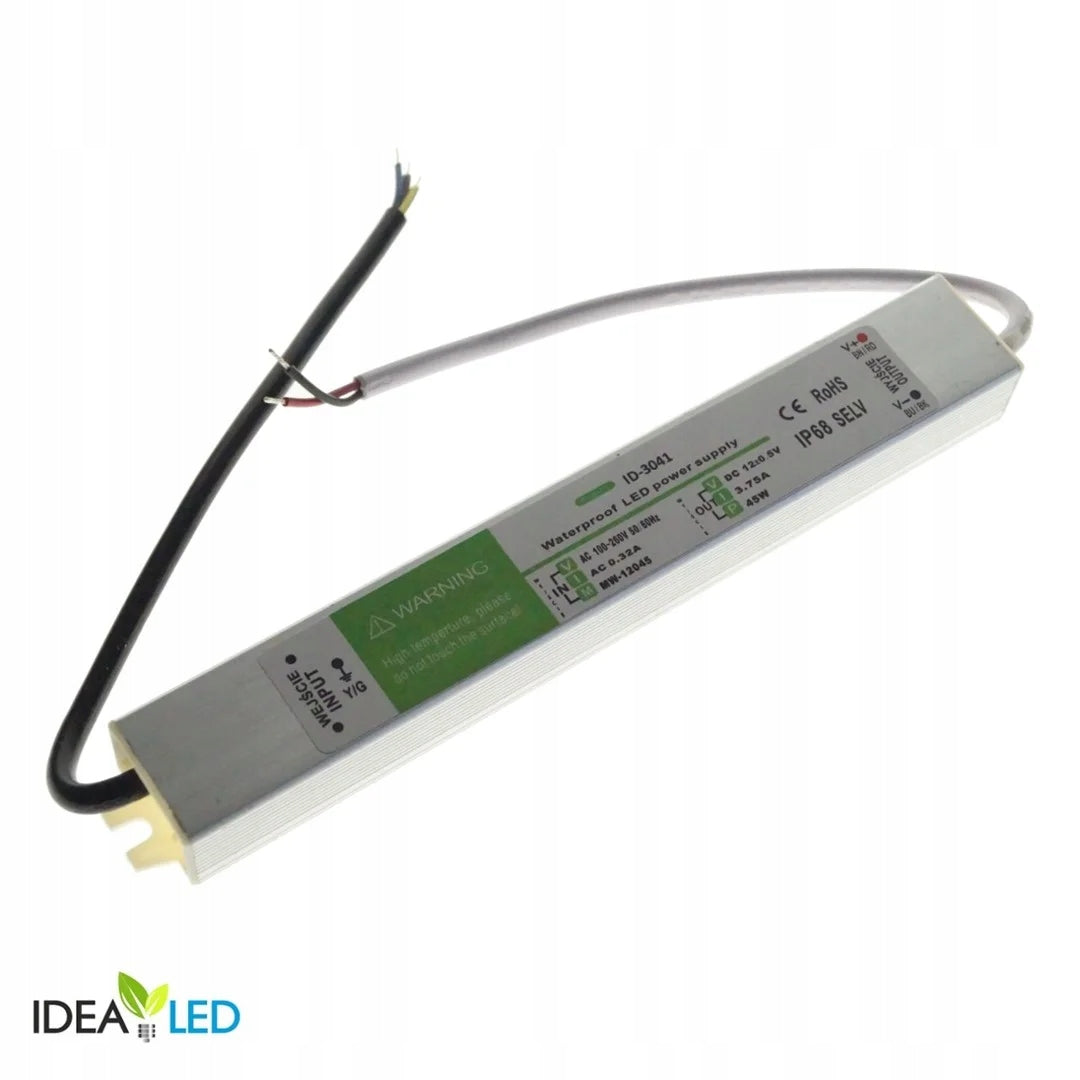 Maitinimo šaltinis 12V 3.75A 45W IP68