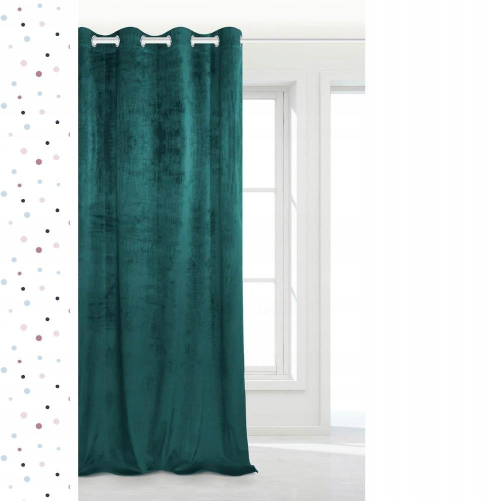 Veloursvorhang Soft Velvet 140x250 A502 - dunkelgrün 