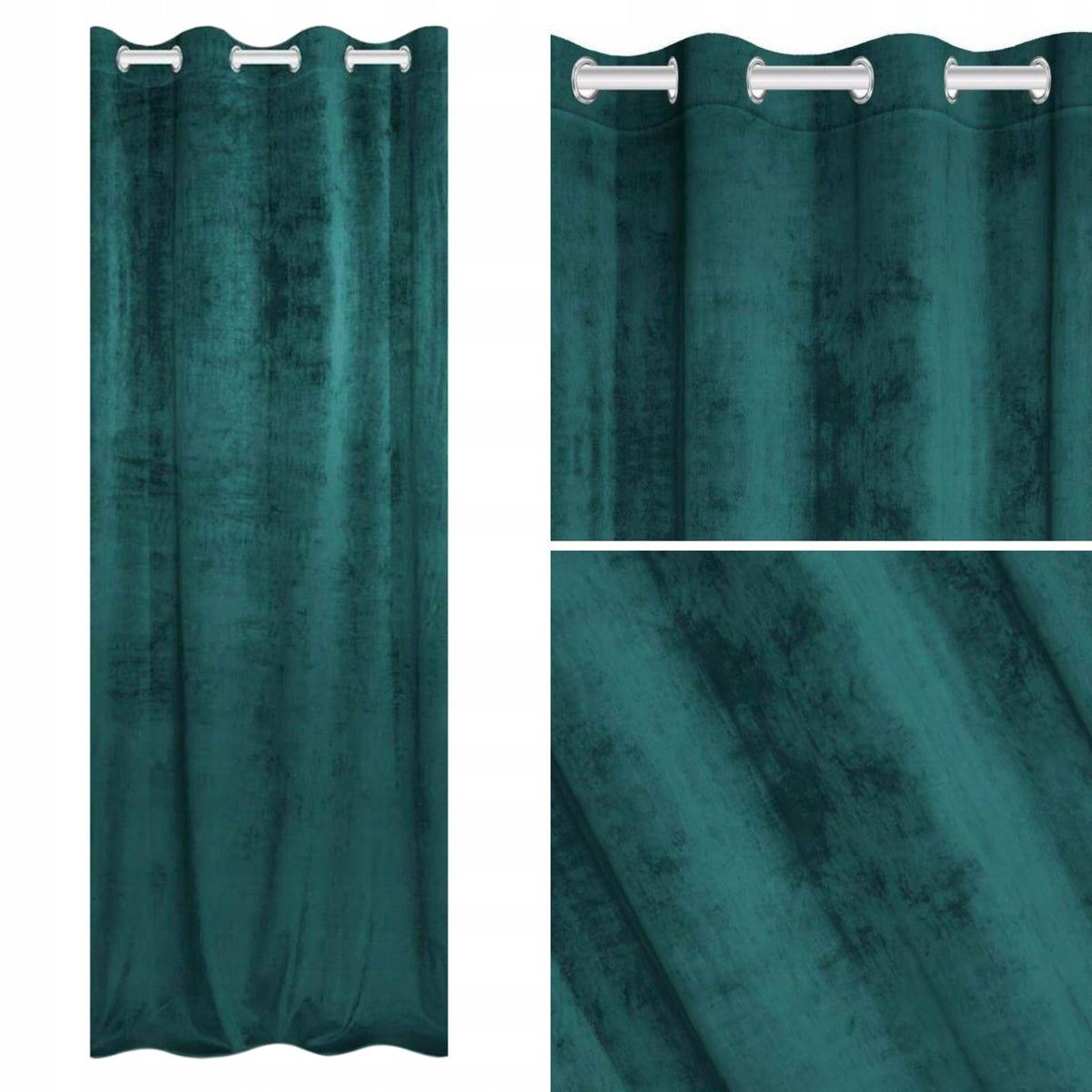 Veloursvorhang Soft Velvet 140x250 A502 - dunkelgrün 