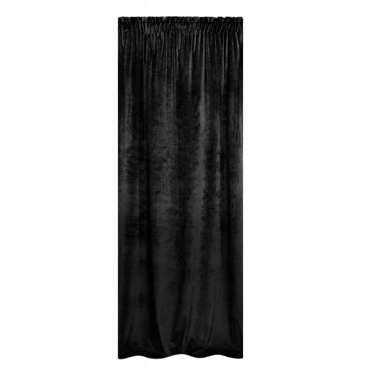 Veloursvorhang Soft Velvet 140x270 A566 - schwarz 