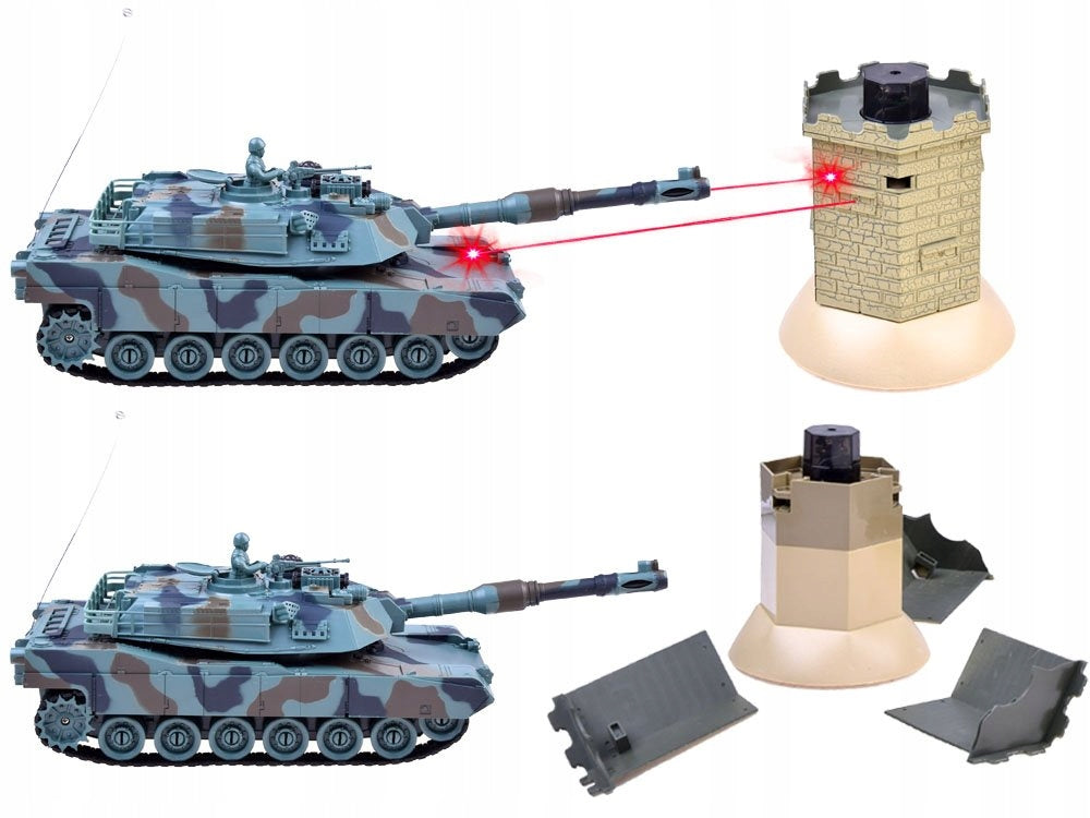 Ferngesteuerter Tank mit Trichter 