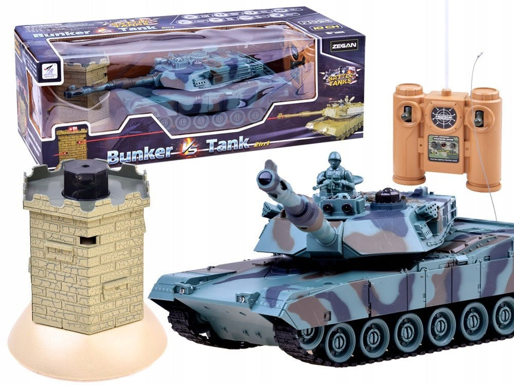 Ferngesteuerter Tank mit Trichter 
