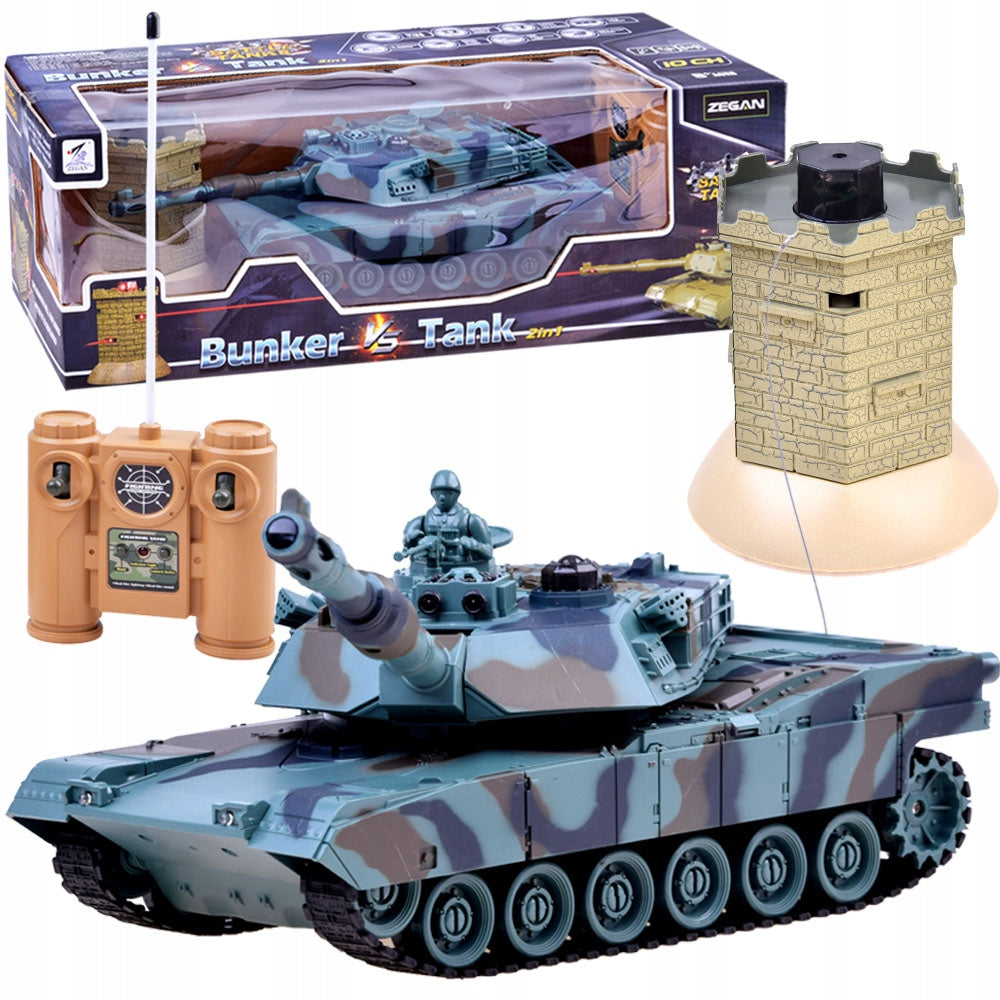 Ferngesteuerter Tank mit Trichter 